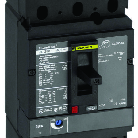 JDL36150 INTERRUPTOR TERMOMAGNÉTICO TRIFASICO SQUARE D