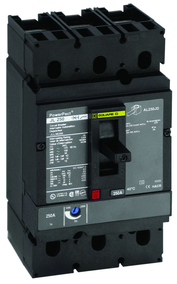 JDL36150 INTERRUPTOR TERMOMAGNÉTICO TRIFASICO SQUARE D