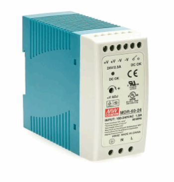 MDR-60-24 MEAN WELL FUENTE DE PODER MONOFASICA 2.5AMP