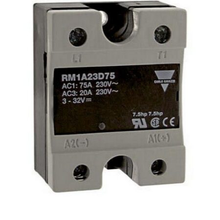 RM1A23D75 CARLO GAVAZZI  RELEVADOR ESTADO SOLIDO 75 AMPER  