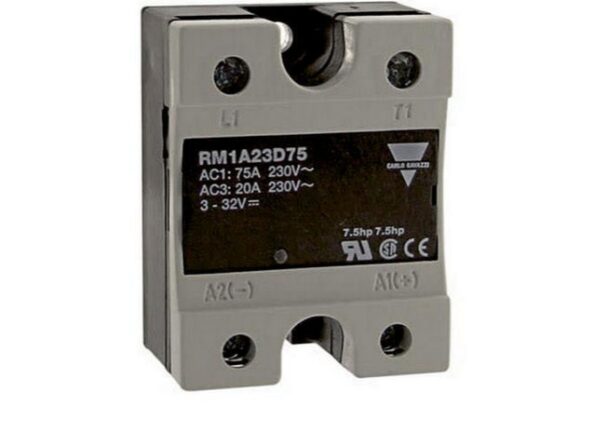 RM1A23D75 CARLO GAVAZZI  RELEVADOR ESTADO SOLIDO 75 AMPER  