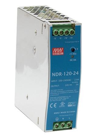 NDR-120-24 MEAN WELL FUENTE DE PODER MONOFASICA