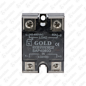 SAP-4080D RELEVADOR DE ESTADO SOLIDO 80 A MARCA GOLDSTAR