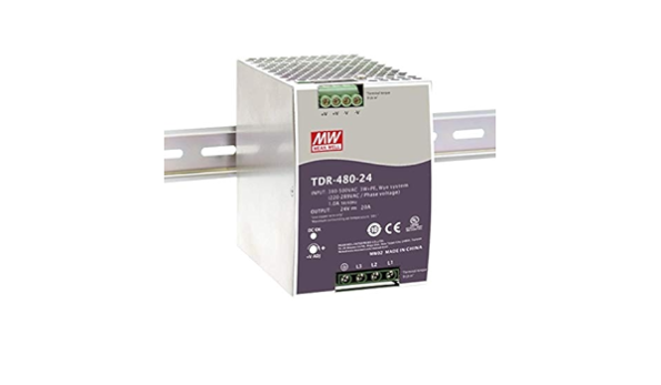 TDR-480-24 MEAN WELL FUENTE DE PODER TRIFASICA 20 AMP