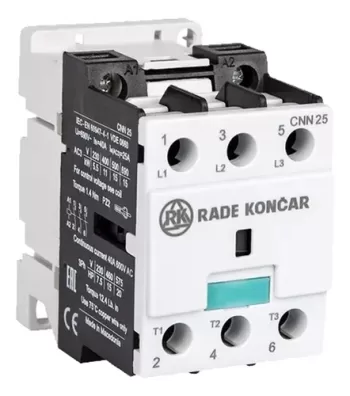 CNN25 CONTACTOR 120V 25A RADE KONCAR